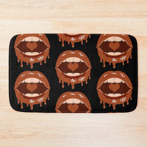 Item preview, Dripping Lips Brown Color designed and sold by MisPuHoney.