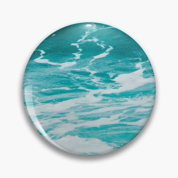 Item preview, Turquoise Blue and White Ocean Waves Bronte Beach designed and sold by mariagram17.