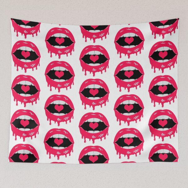 Item preview, Dripping Lips Pink Color designed and sold by MisPuHoney.