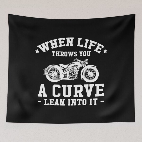 Item preview, Motorcycle T-ShirtWhen life throws you a curve lean into it designed and sold by VouLaem.