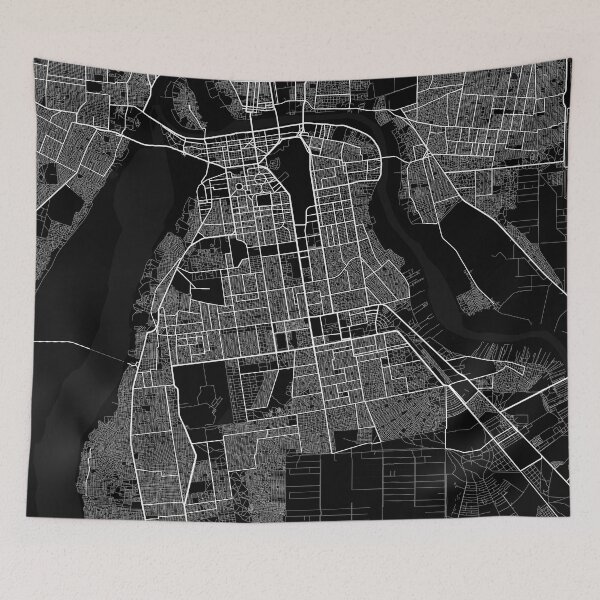 Item preview, Khartoum City Map of Sudan - Full Moon designed and sold by deMAP.