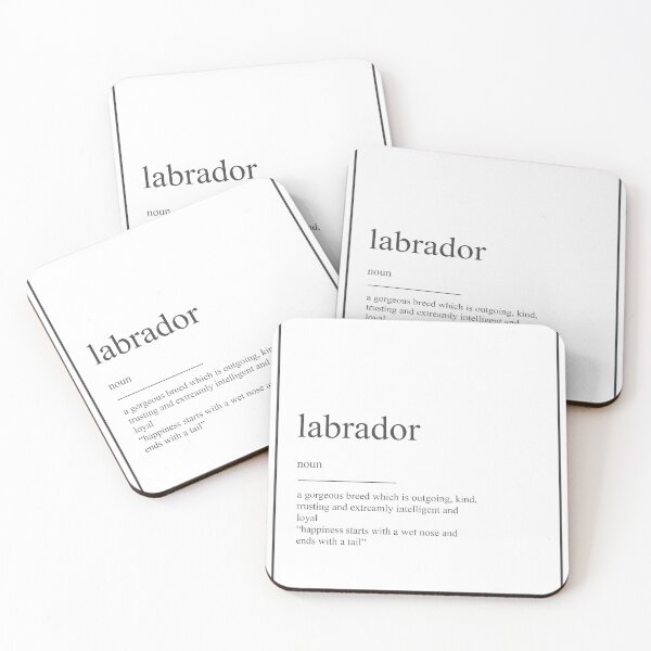 Item preview, Labrador 351 Watercolor Map Yoga Quote Definition designed and sold by vividpixelusa.