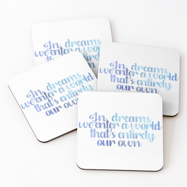 Item preview, In Dreams Dumbledore Quote designed and sold by FreeOrca.