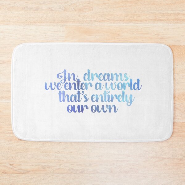Item preview, In Dreams Dumbledore Quote designed and sold by FreeOrca.