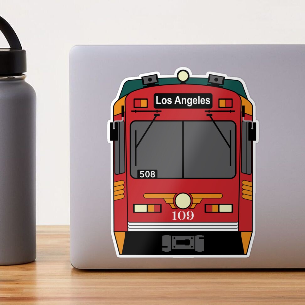 Los Angeles Metro Light Rail P865 Santa Monica Tote Bag