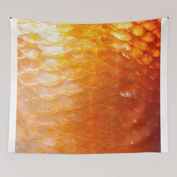 Item preview, Gold Fish Scales - Print All Over Design designed and sold by the-other-joe.