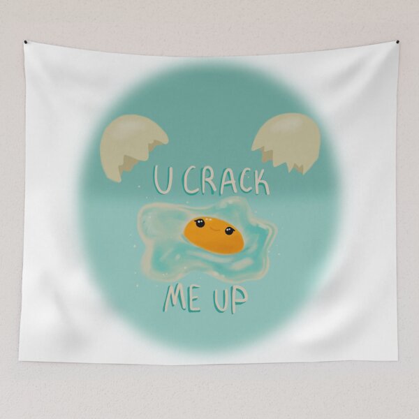 Item preview, cute cracked egg smile inspirational designed and sold by doomdelion.