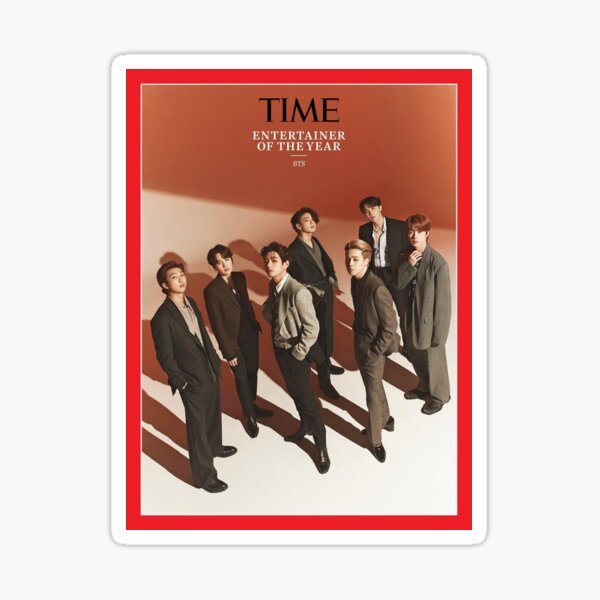 Couverture du magazine BTS TIME Sticker