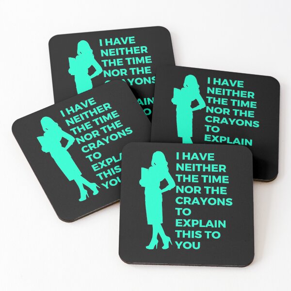 Item preview, I have neither the time nor the crayons to explain this to you | Witty | Funny designed and sold by FitBeast.