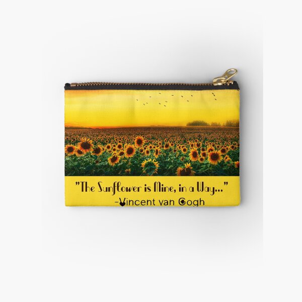 Item preview, ❤️“The Sunflower is Mine, in a Way.”-Quote by Vincent van Gogh designed and sold by Fantabulous.