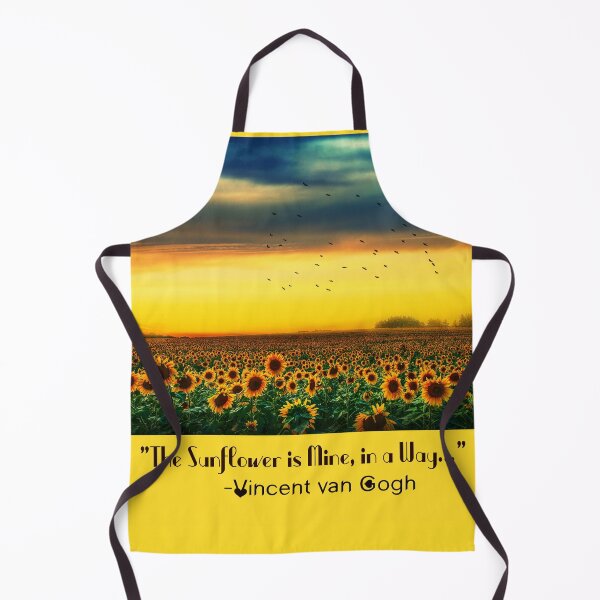 Item preview, ❤️“The Sunflower is Mine, in a Way.”-Quote by Vincent van Gogh designed and sold by Fantabulous.