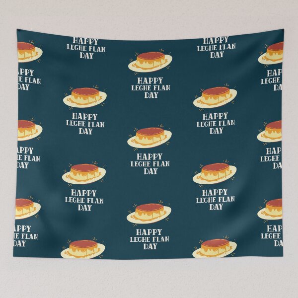 Item preview, Leche Flan Filipino Food Tshirt Tee Shirt Dessert Sweets Delicacy Cute Funny Kawaii Graphic Cartoony Design for Apparel Accessories Home Decor Skins Totes Bags Wall Art Stickers designed and sold by Rocbebe.