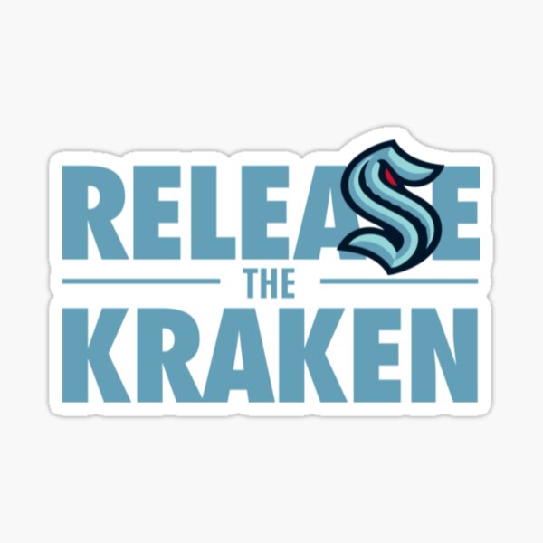 Sticker Seattle Kraken Logo Redbubble