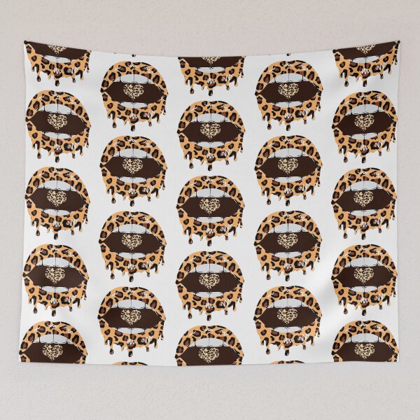 Item preview, Dripping Lips Leopard Pattern designed and sold by MisPuHoney.