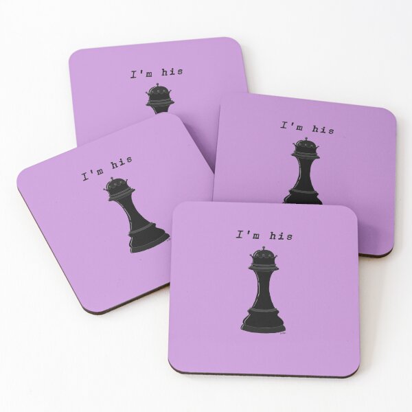 Item preview, His Queen Chess Piece - Black designed and sold by EcoElsa.