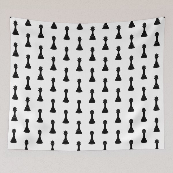 Item preview, His Queen Chess Piece - Black designed and sold by EcoElsa.