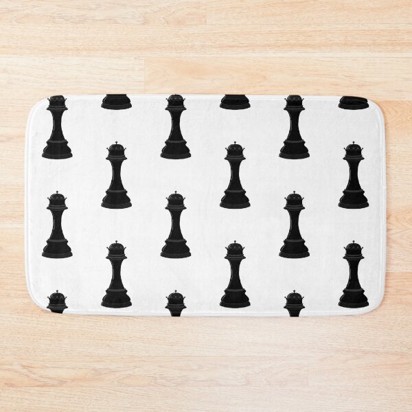 Item preview, His Queen Chess Piece - Black designed and sold by EcoElsa.