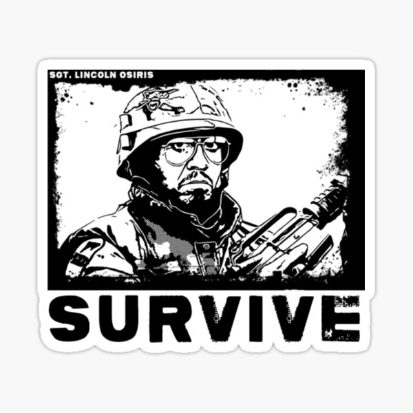 Tropic Thunder T-ShirtSurvive Sticker