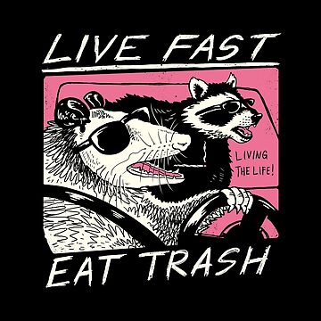 Live Fast! Eat Trash! | Pin