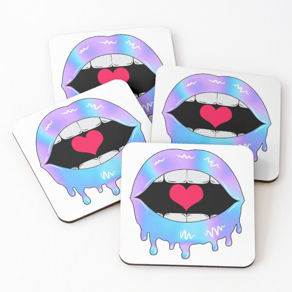 Item preview, Holographic Dripping Lips designed and sold by MisPuHoney.