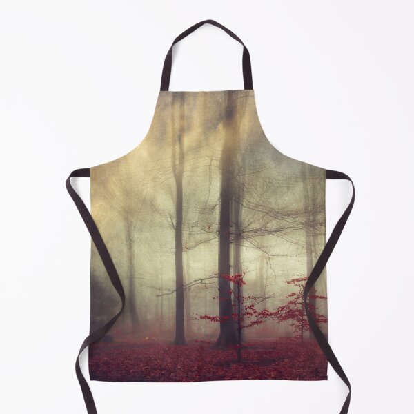 Item preview, Little Red Trees - Foggy Forest designed and sold by Dyrk Wyst Redbubble Shop.