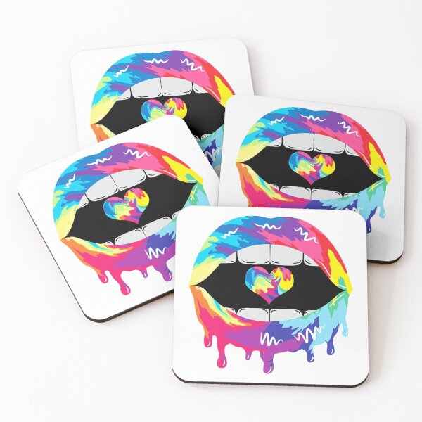 Item preview, Rainbow Dripping Lips designed and sold by MisPuHoney.
