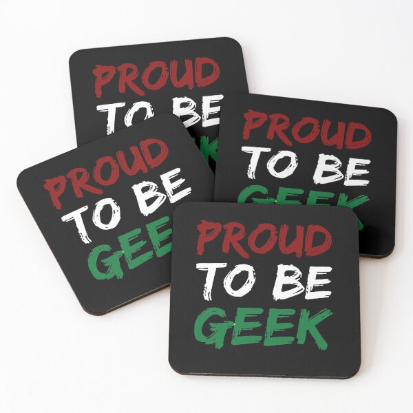 Item preview, Proud To Be Geek designed and sold by GeekHeadDesigns.