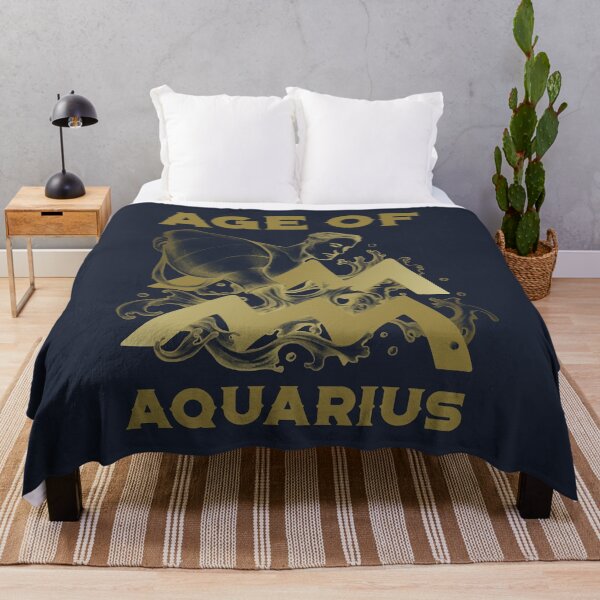 Item preview, Age of Aquarius (Dark Blue & Gold) designed and sold by HeraAndKosmos.