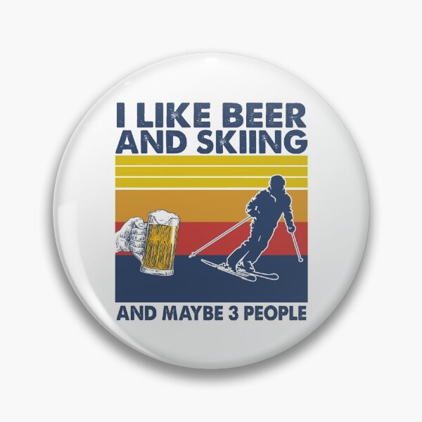 Item preview, i like beer and skiing and maybe 3 people designed and sold by Adolfo114.