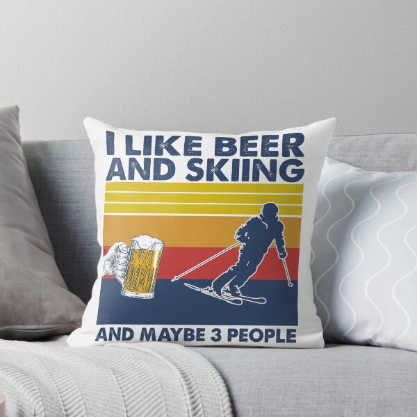 Item preview, i like beer and skiing and maybe 3 people designed and sold by Adolfo114.