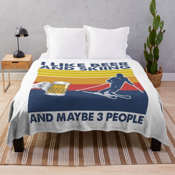 Item preview, i like beer and skiing and maybe 3 people designed and sold by Adolfo114.