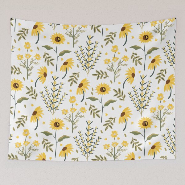 Item preview, Aesthetic sunflowers pattern designed and sold by jannta.