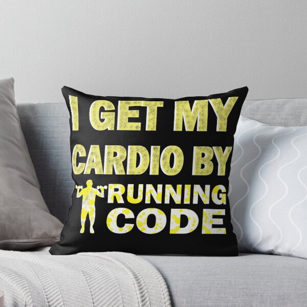 Item preview, I Get My Cardio By Running Code designed and sold by ilias13.
