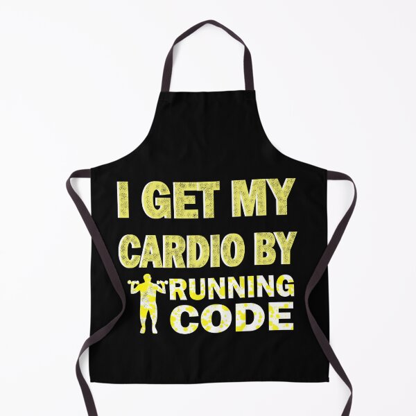 Item preview, I Get My Cardio By Running Code designed and sold by ilias13.