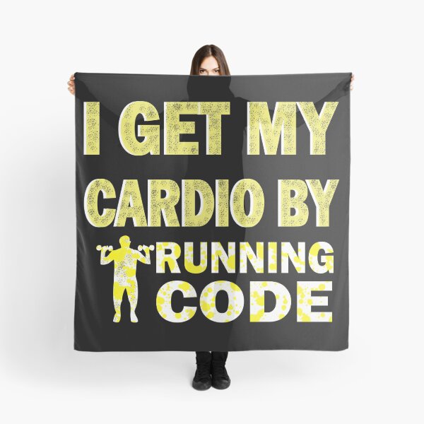 Item preview, I Get My Cardio By Running Code designed and sold by ilias13.