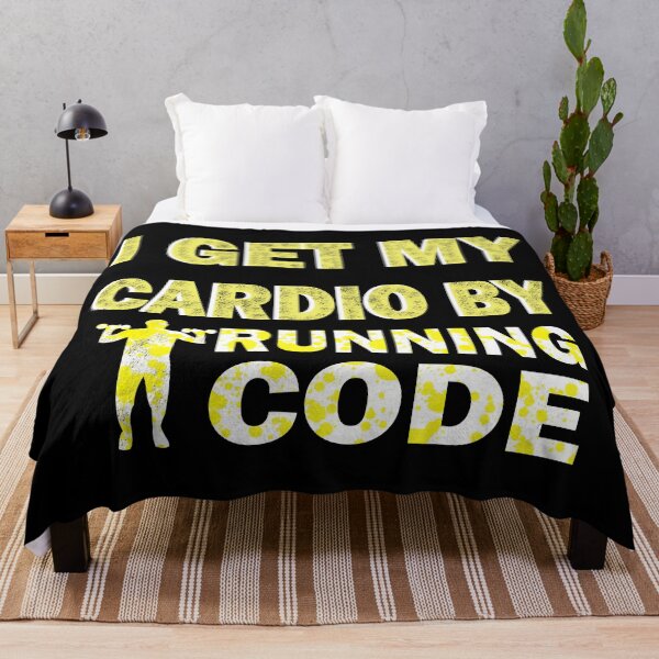 Item preview, I Get My Cardio By Running Code designed and sold by ilias13.