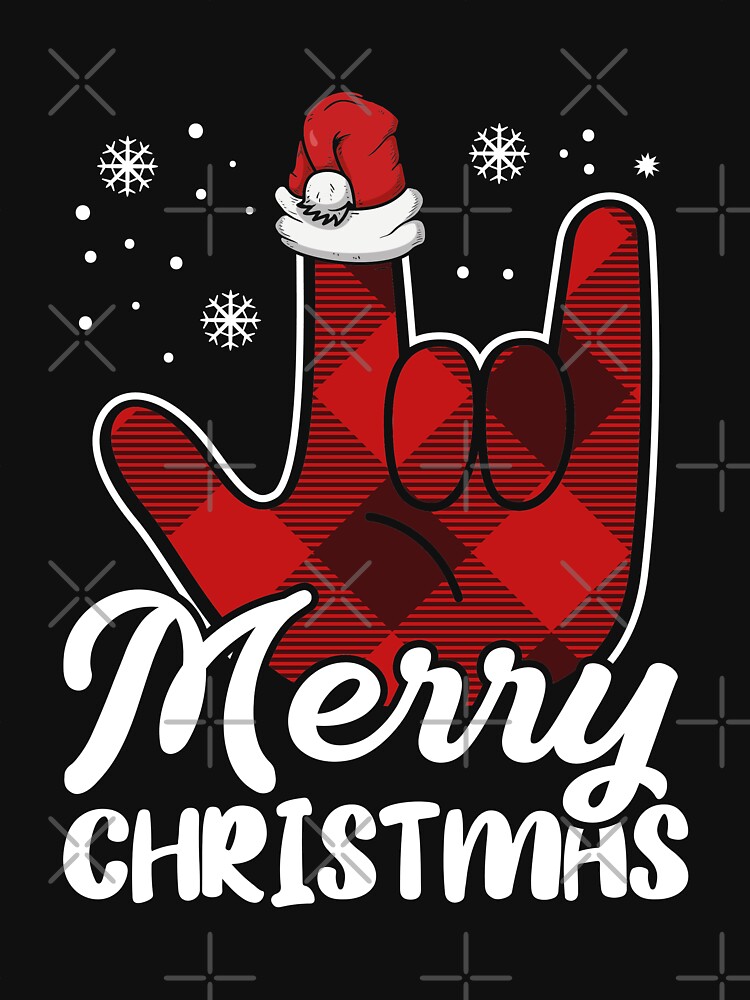 Disover Merry Christmas Sign Language - ASL Santa Classic T-Shirt