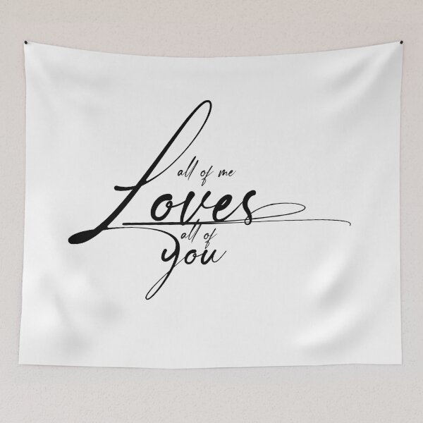 Item preview, All of me loves all of you designed and sold by SurfolioPrints.