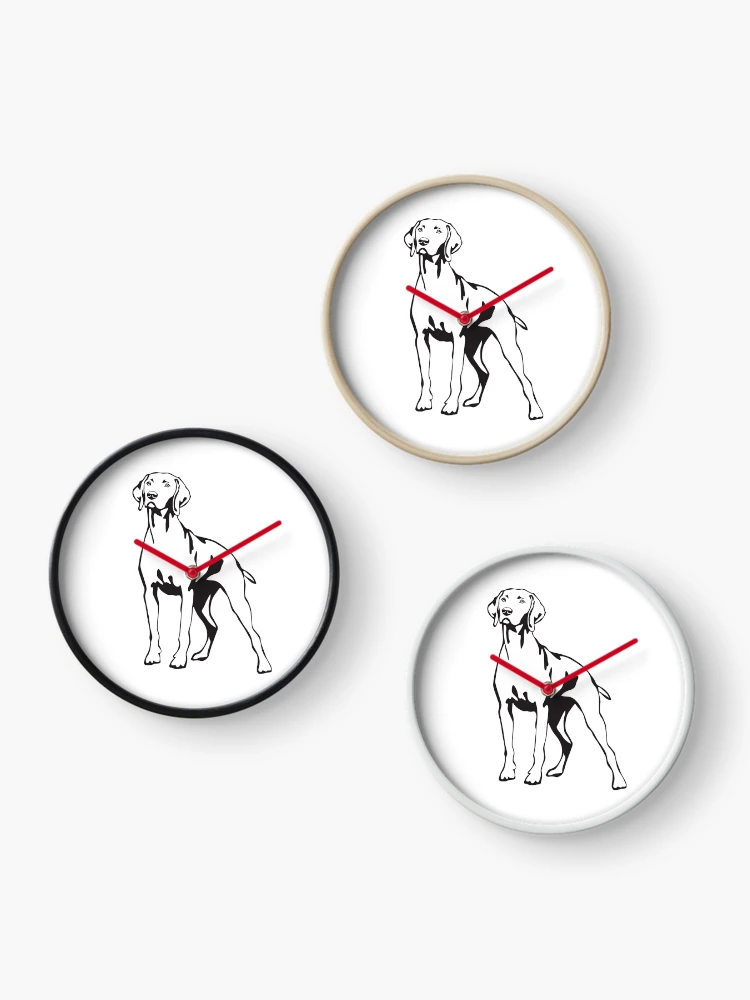 Thumbnail 3 of 4, Clock, Gifts Ridgeback Dogs Gift Idea LOVE Ridge designed and sold by SiRaGeckoDesign.