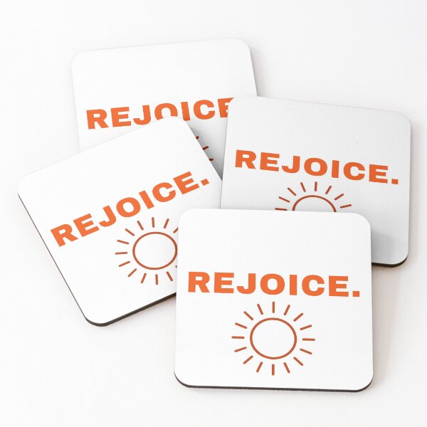 Item preview, Positive affirmation merch: "Rejoice"  designed and sold by AyeAyeBeans.