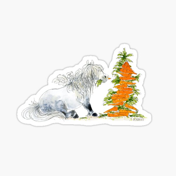 Christmas Angel Pony Sticker