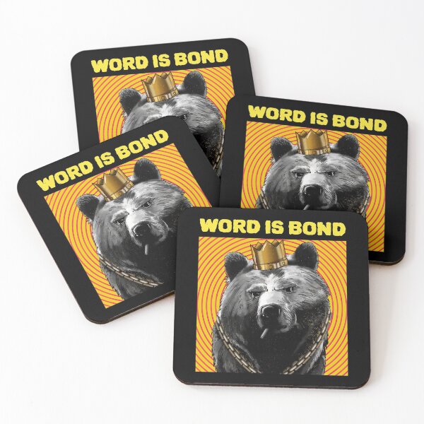 Item preview, Word is Bond Cool Street Bear King designed and sold by Christof  Hall.