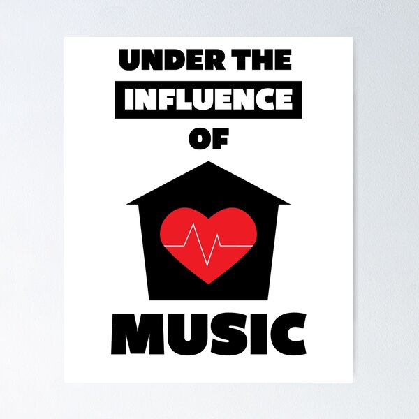 Item preview, Under the Influence of House Music designed and sold by Ricardo Landeros.