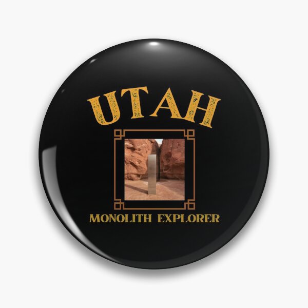 Item preview, Monolith Explorer Utah Desert Alien Sculpture Utah Monolith Expedition Explorer designed and sold by GarciaSharkey.