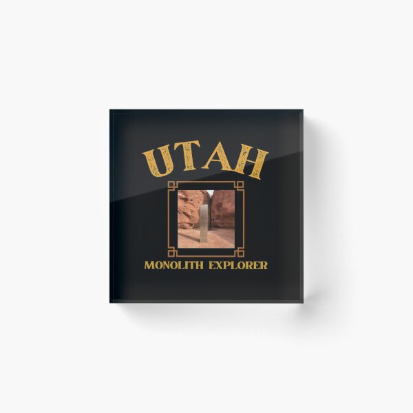 Item preview, Monolith Explorer Utah Desert Alien Sculpture Utah Monolith Expedition Explorer designed and sold by GarciaSharkey.