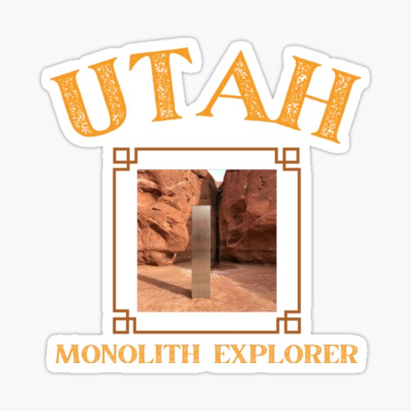Artikel-Vorschau von Monolith Explorer Utah Desert Alien Skulptur Utah Monolith Expedition Explorer, designt und verkauft von GarciaSharkey.