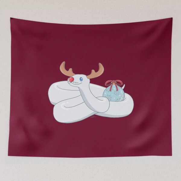 Item preview, Blue-Eyed Leucistic ball python, Christmas edition! designed and sold by anacecilia.