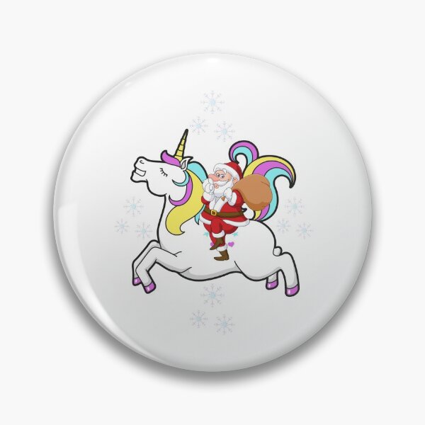 Item preview, Santa Riding A Unicorn designed and sold by Rpgpbp.