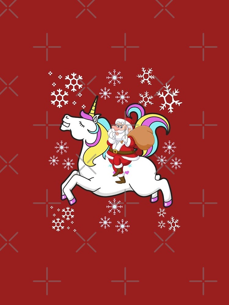Thumbnail 4 of 4, iPhone Case, Santa Riding A Unicorn designed and sold by Rpgpbp.
