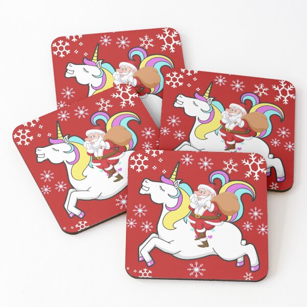 Item preview, Santa Riding A Unicorn designed and sold by Rpgpbp.